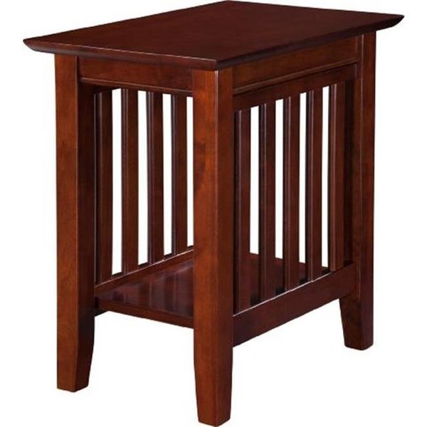 Atlantic Furniture Atlantic Furniture AH13204 Mission Chair Side Table; Walnut AH13204